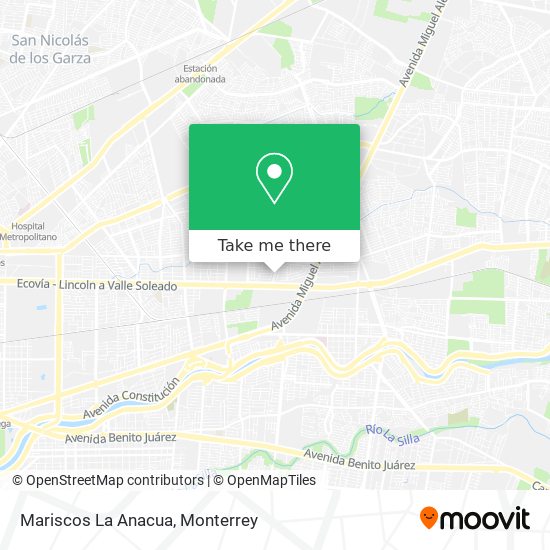 How to get to Mariscos La Anacua in Guadalupe by Bus?