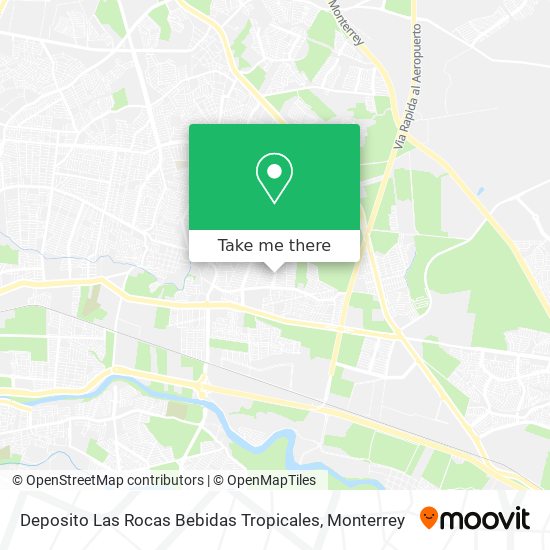Deposito Las Rocas Bebidas Tropicales map