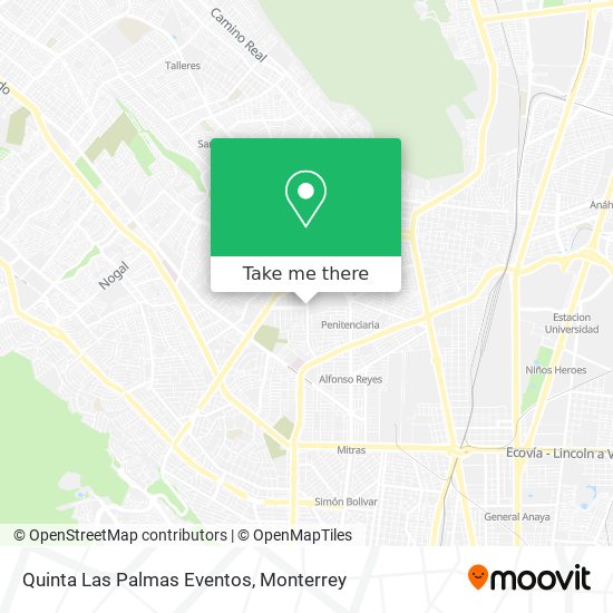 Quinta Las Palmas Eventos map