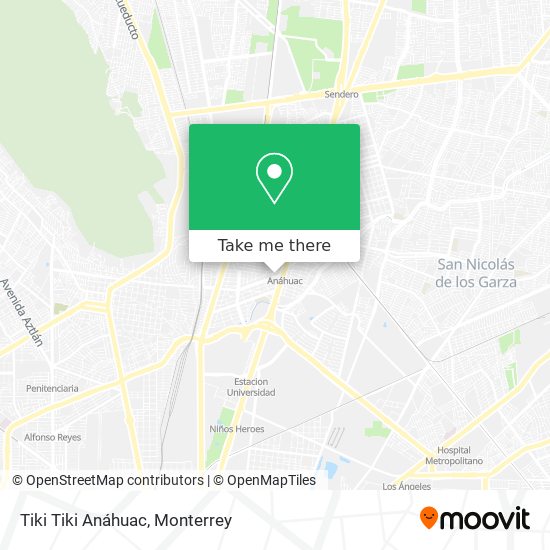 Mapa de Tiki Tiki Anáhuac