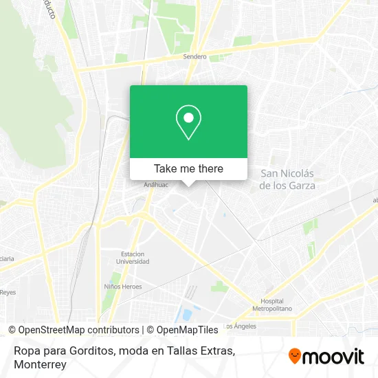 Ropa para Gorditos, moda en Tallas Extras map