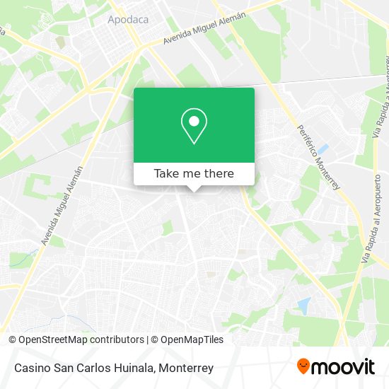 Casino San Carlos Huinala map