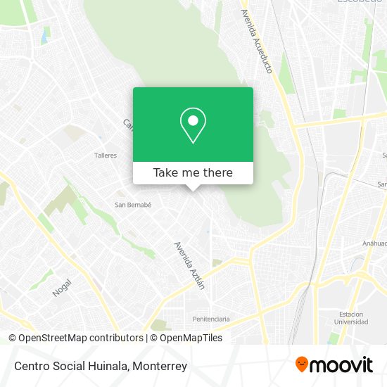 Mapa de Centro Social Huinala