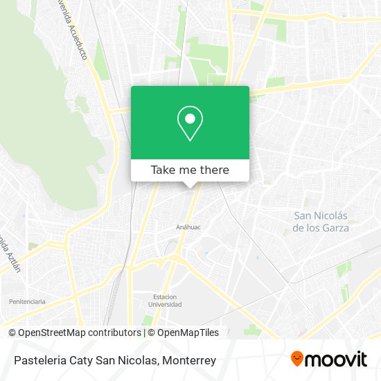 Pasteleria Caty San Nicolas map