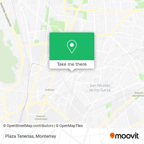 Mapa de Plaza Tenerías