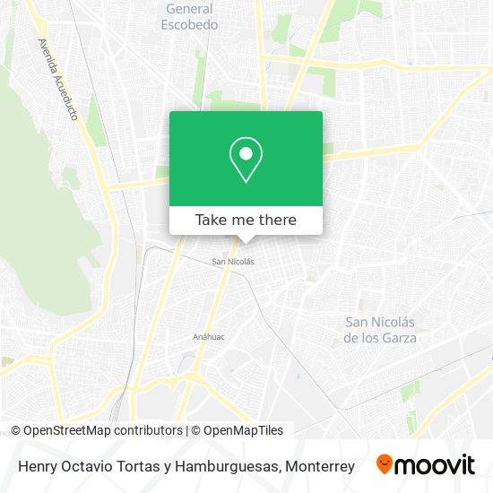 Henry Octavio Tortas y Hamburguesas map