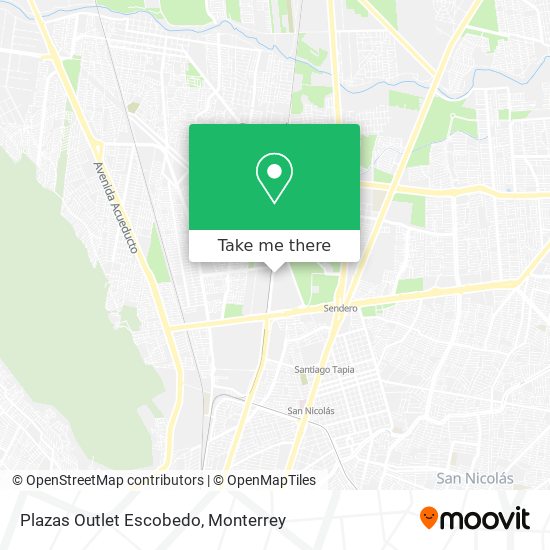 Plazas Outlet Escobedo map