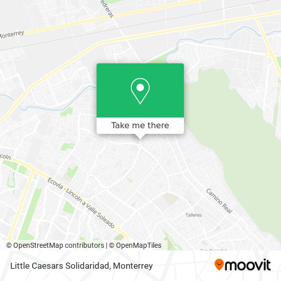 Mapa de Little Caesars Solidaridad