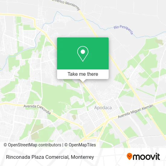 Rinconada Plaza Comercial map