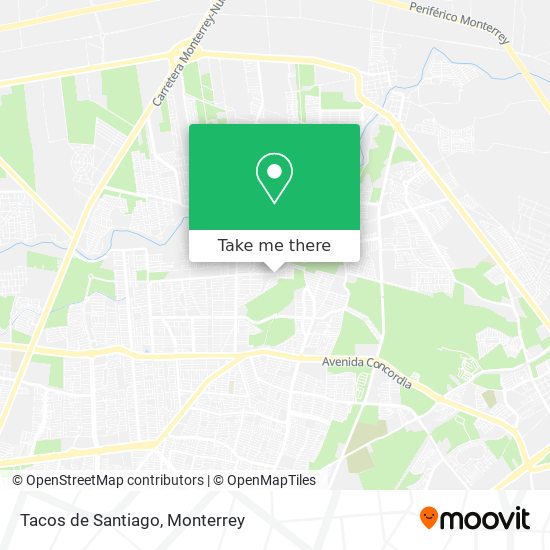 Tacos de Santiago map