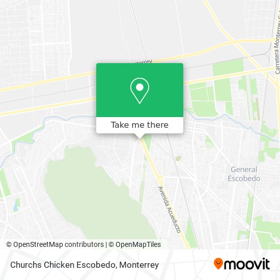 Churchs Chicken Escobedo map