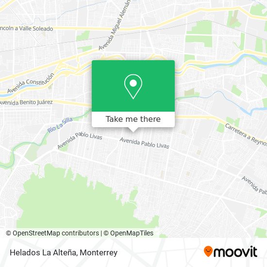 Helados La Alteña map