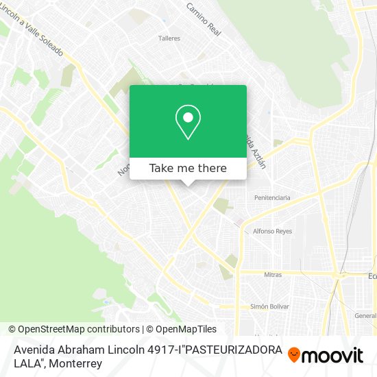 Mapa de Avenida Abraham Lincoln 4917-I"PASTEURIZADORA LALA"
