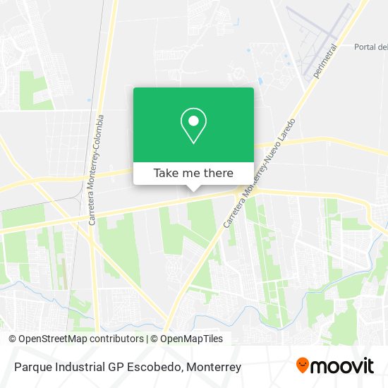 Parque Industrial GP Escobedo map