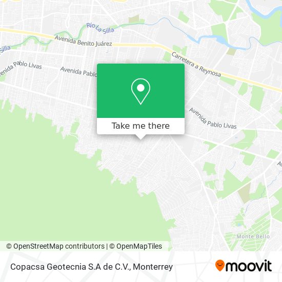 Copacsa Geotecnia S.A de C.V. map
