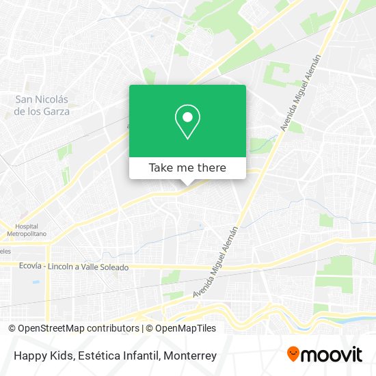 Happy Kids, Estética Infantil map