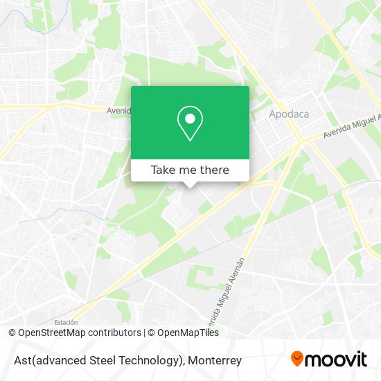 Mapa de Ast(advanced Steel Technology)