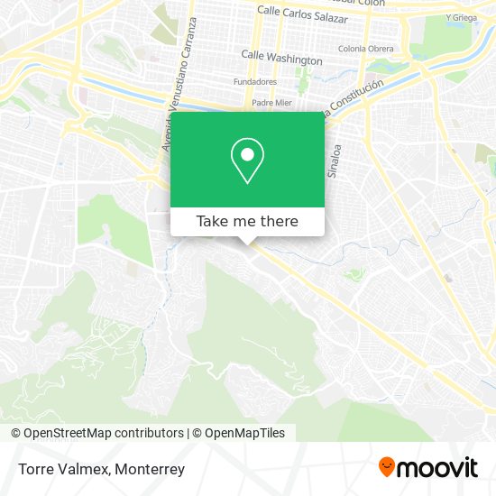 Mapa de Torre Valmex