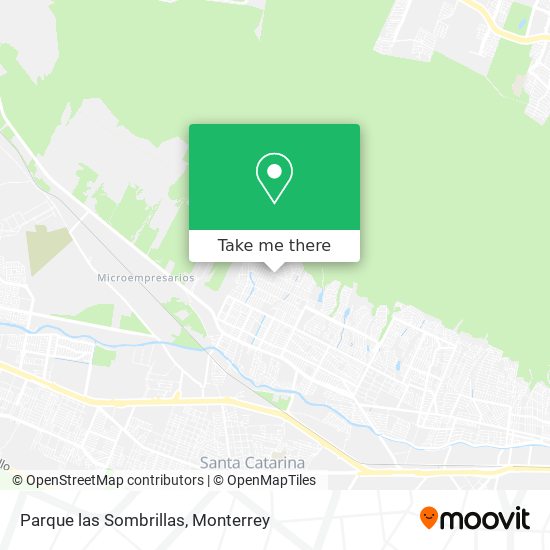Mapa de Parque las Sombrillas