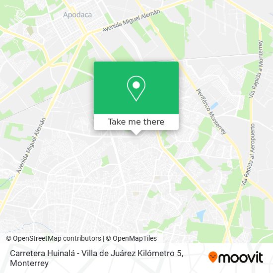 Carretera Huinalá - Villa de Juárez Kilómetro 5 map