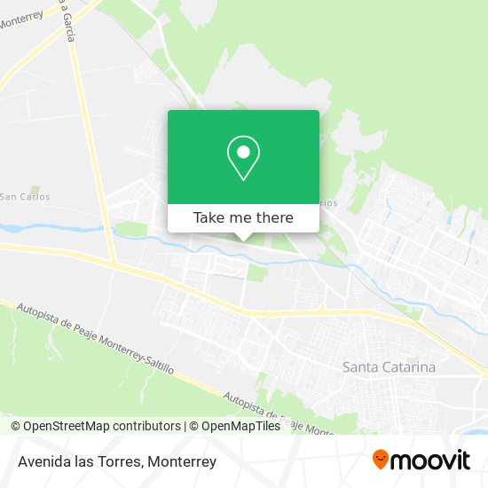 Mapa de Avenida las Torres