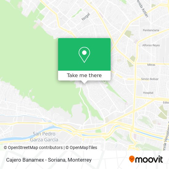Cajero Banamex - Soriana map