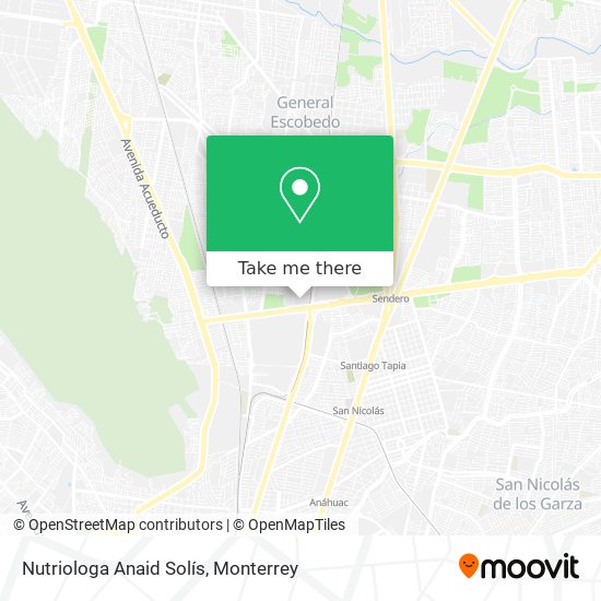 Nutriologa Anaid Solís map