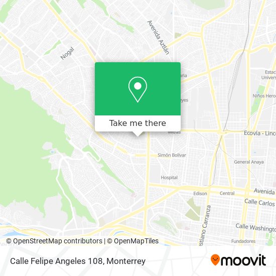 Calle Felipe Angeles 108 map