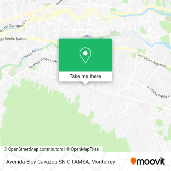 Mapa de Avenida Eloy Cavazos SN-C FAMSA