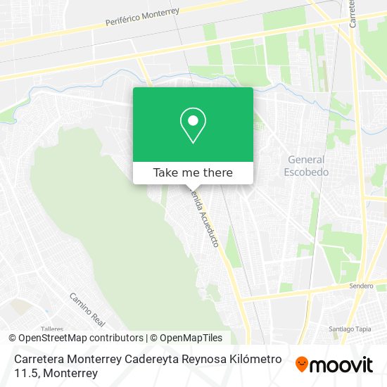 Carretera Monterrey Cadereyta Reynosa Kilómetro 11.5 map