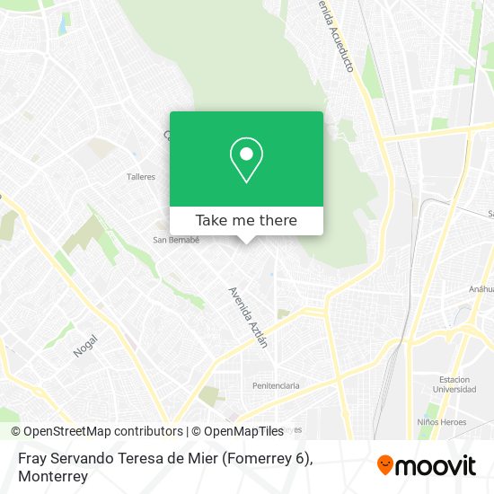 Mapa de Fray Servando Teresa de Mier (Fomerrey 6)