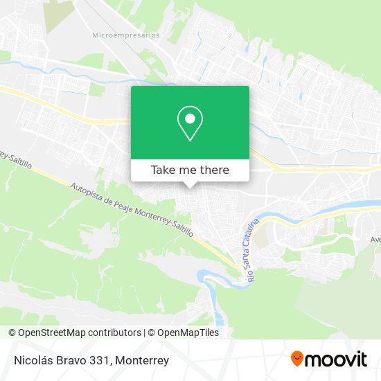 Nicolás Bravo 331 map