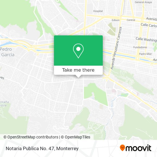 Notaria Publica No. 47 map