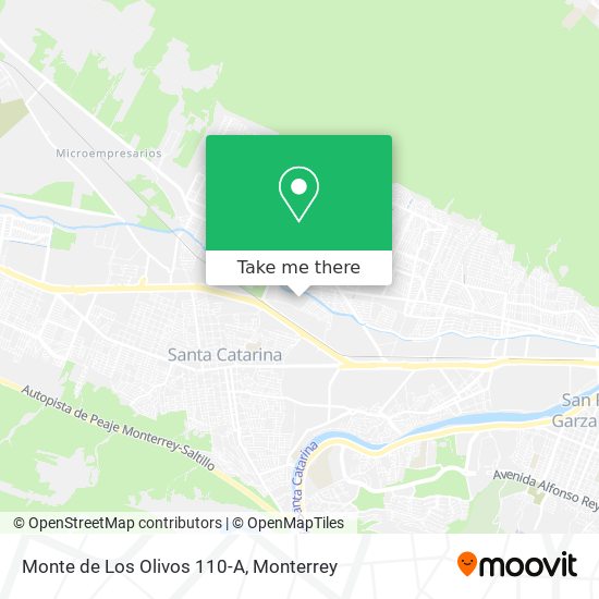 Monte de Los Olivos 110-A map