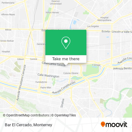 Mapa de Bar El Cercado