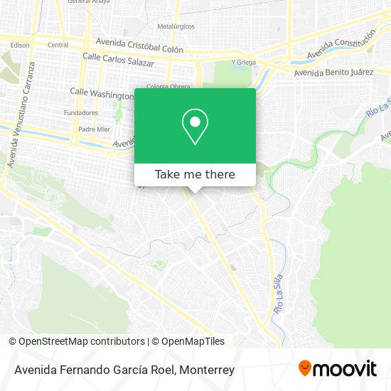 Avenida Fernando García Roel map