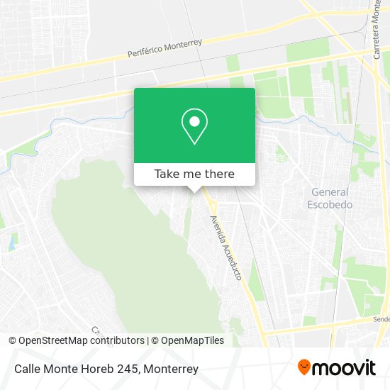 Mapa de Calle Monte Horeb 245
