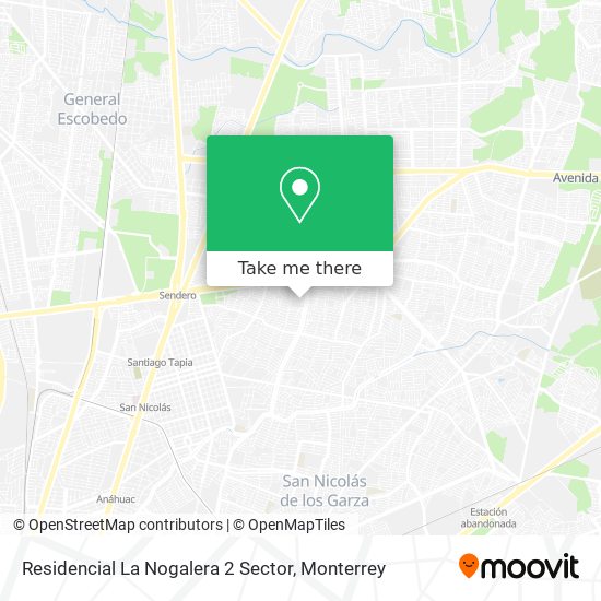Residencial La Nogalera 2 Sector map