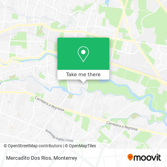 Mapa de Mercadito Dos Rios