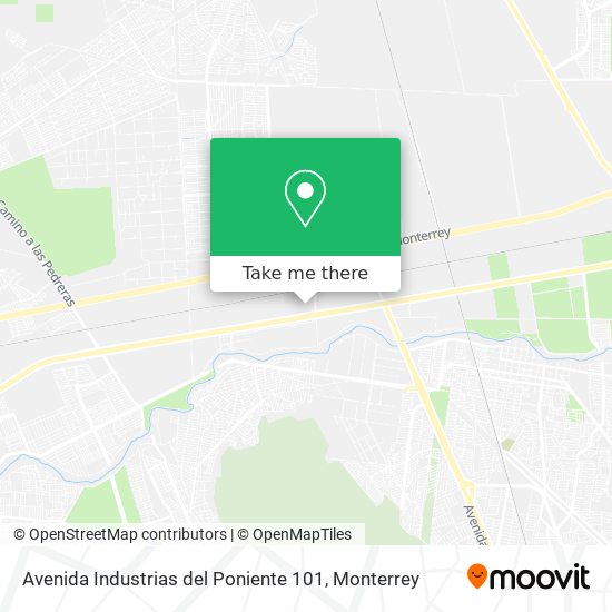 Avenida Industrias del Poniente 101 map