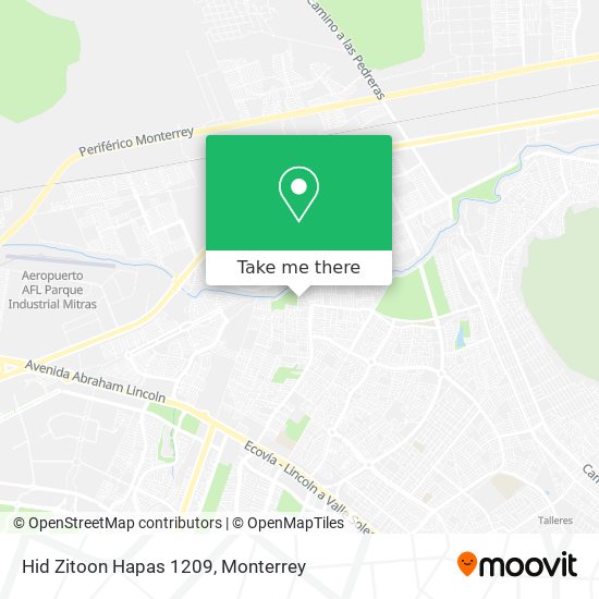 Mapa de Hid Zitoon Hapas 1209