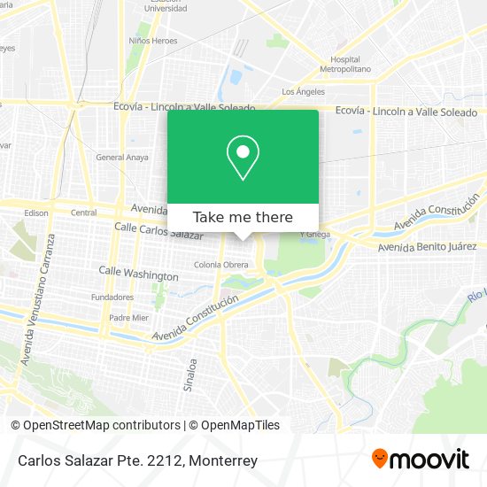 Carlos Salazar Pte. 2212 map