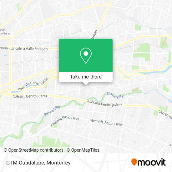 Mapa de CTM Guadalupe