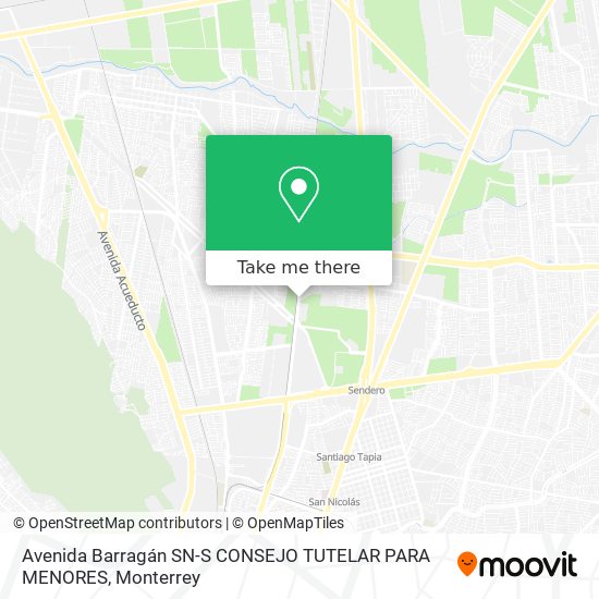 Avenida Barragán SN-S CONSEJO TUTELAR PARA MENORES map