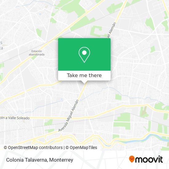 Colonia Talaverna map