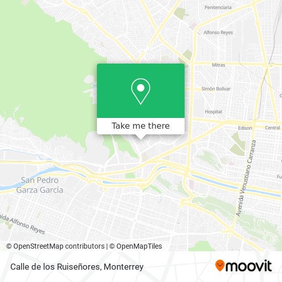 Mapa de Calle de los Ruiseñores