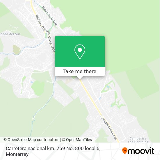 Carretera nacional km. 269 No. 800 local 6 map