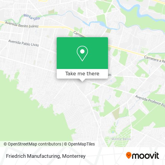 Friedrich Manufacturing map