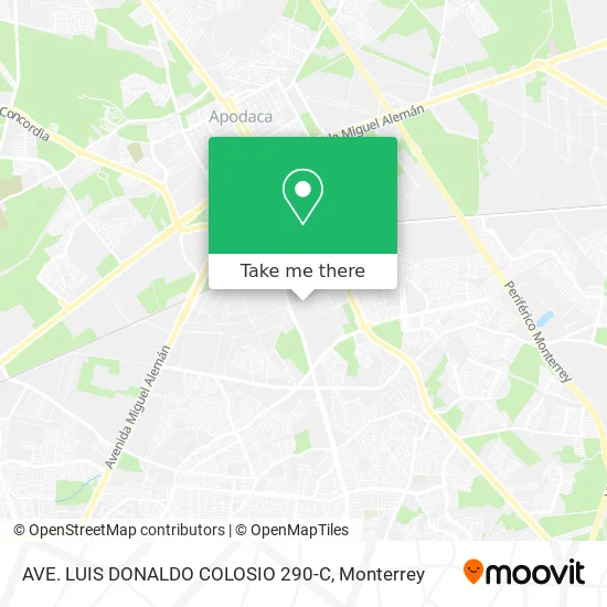 AVE. LUIS DONALDO COLOSIO 290-C map