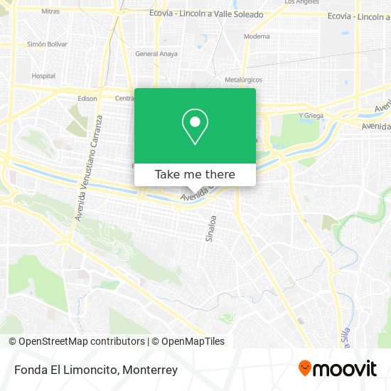 Mapa de Fonda El Limoncito